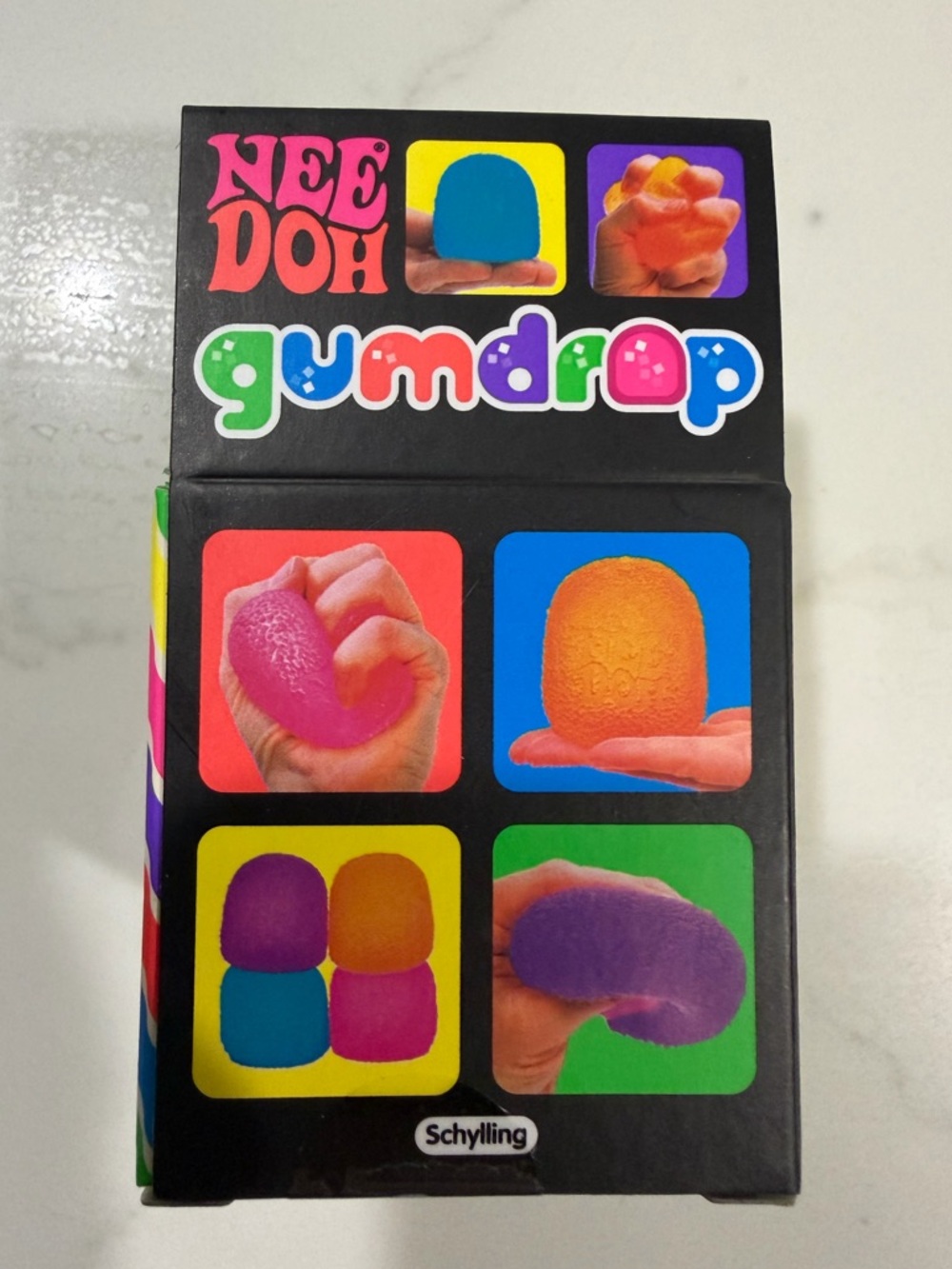 Schylling NEEDOH Gumdrop Super Solid Gum drop Squish - Orange - NIB - Picture 4 of 5